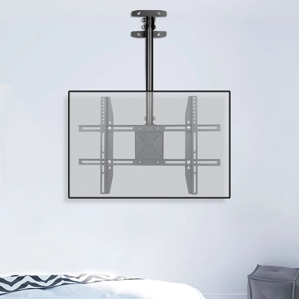 heavy-duty-tv-roof-ceiling-mount-bracket-tilt-swivel-rotatable-arm-for-27-65inch