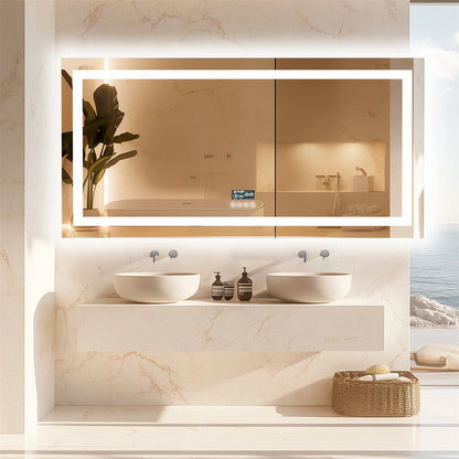 1600Mm Jumbo Bluetooth Led Bathroom Mirror Music Anti-Fog Vanity Mirror