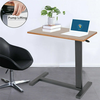Heavy-Duty Rolling Cart Overbed Bedside Table – Laptop Desk & Medical Home Bed Tray