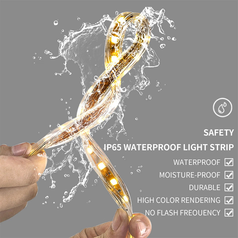 FIN Huge 1.8m Bluetooth LED Bathroom Mirror Dual Lights Dimming Music Vanity Mirror