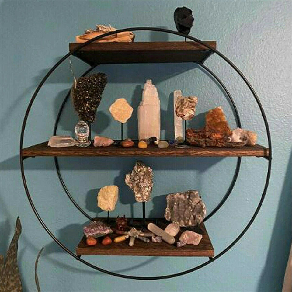 metal-frame-round-wall-floating-ledge-shelf-book-storage-spice-rack-home-decor