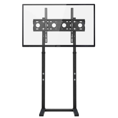 Black Adjustable Free Standing TV Stand with Cable Management for 32-65 Inch Screens