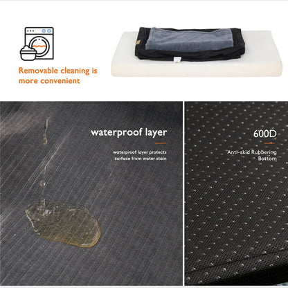 Large Orthopedic Memory Foam Dog Bed with Dual Layers(XL)