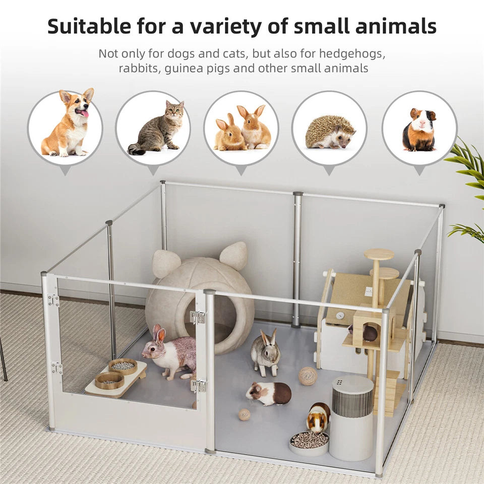 Heavy Duty Dog Playpen XXL Size with Mat for Puppies and Mothers