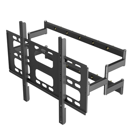 Black 40-85 Inch Heavy-Duty Swivel TV Wall Mount With Articulating Arm Support