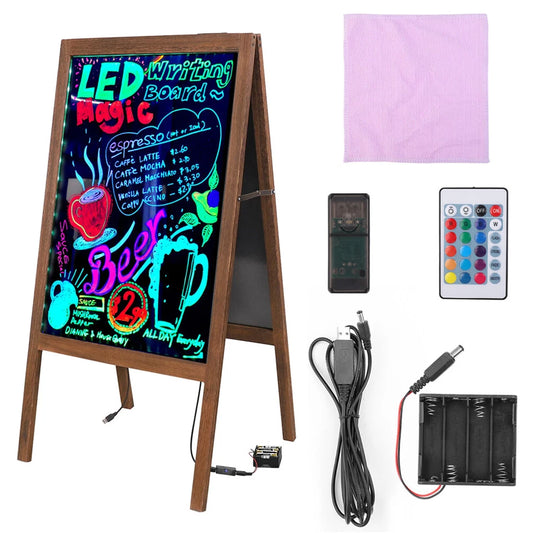 led-message-writing-board-flashing-illuminated-erasable-neon-sign-sandwich-board