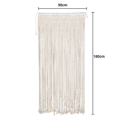Large Macrame Door Curtain: Elegant Window Wall Hanging Tapestry for Wedding Backdrop decor