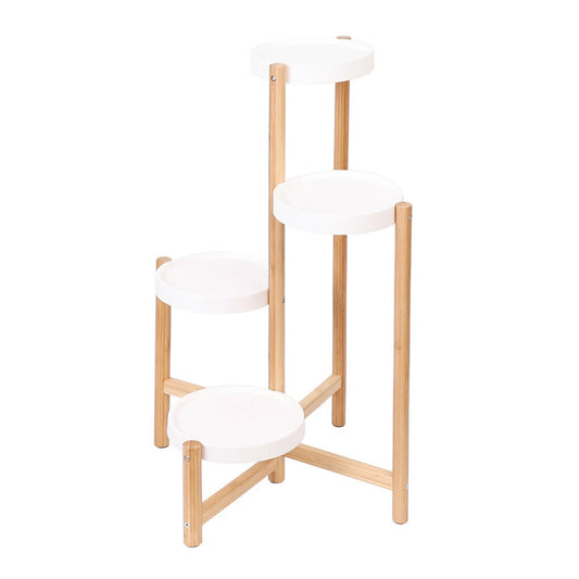 4 Tier Bamboo Plant Stand