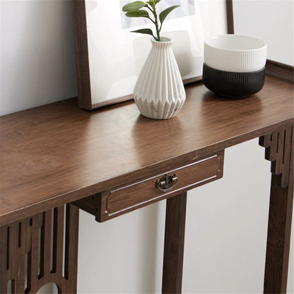 vintage-hallway-console-table-entryway-desk-sofa-side-accent-table-bottom-shelf