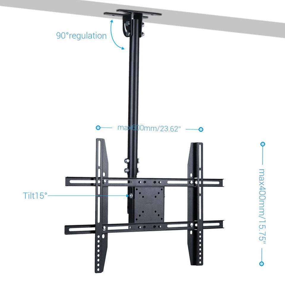 heavy-duty-tv-roof-ceiling-mount-bracket-tilt-swivel-rotatable-arm-for-27-65inch