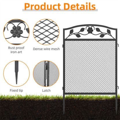 Heavy Duty Foldable Metal Indoor Outdoor Exercise Pet Fence Dog Playpen Kennel