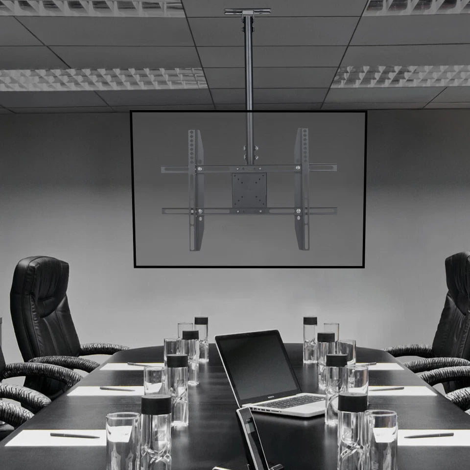 heavy-duty-tv-roof-ceiling-mount-bracket-tilt-swivel-rotatable-arm-for-27-65inch