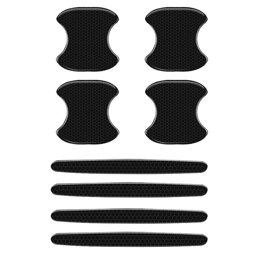 Transparent car door handle scratch protector stickers