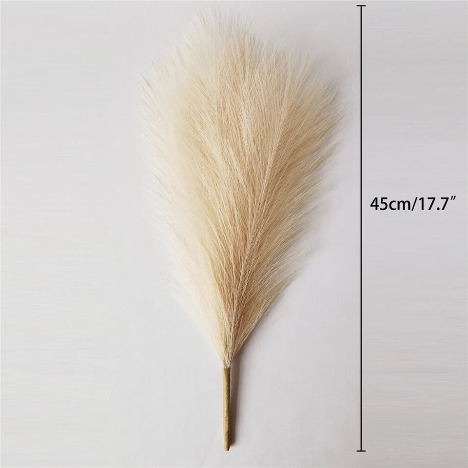 Boho 3PCS Artificial Pampas Grass Home Decor Set