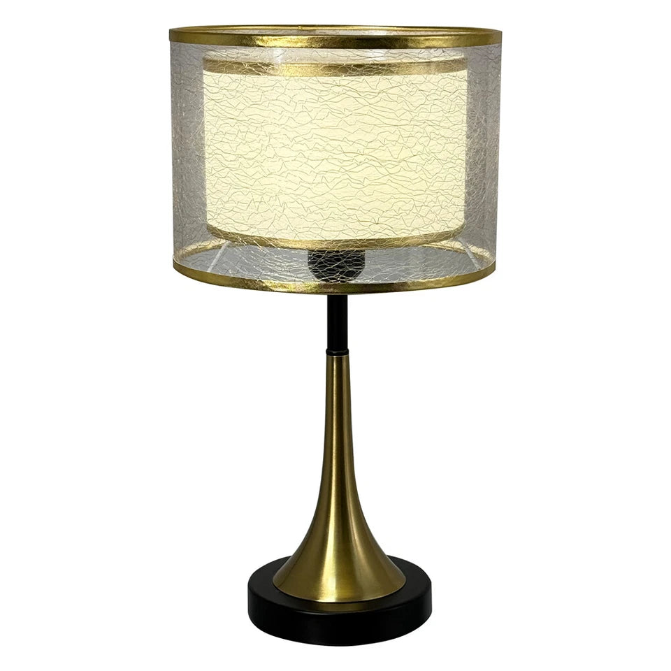 Classic Gold Bedside Lamp with Three Light Settings