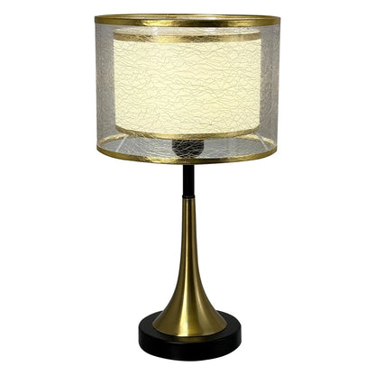 Classic Gold Bedside Lamp with Three Light Settings