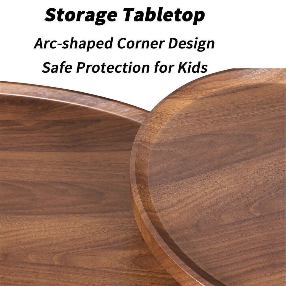 Industrial Nesting Wooden Side Tables