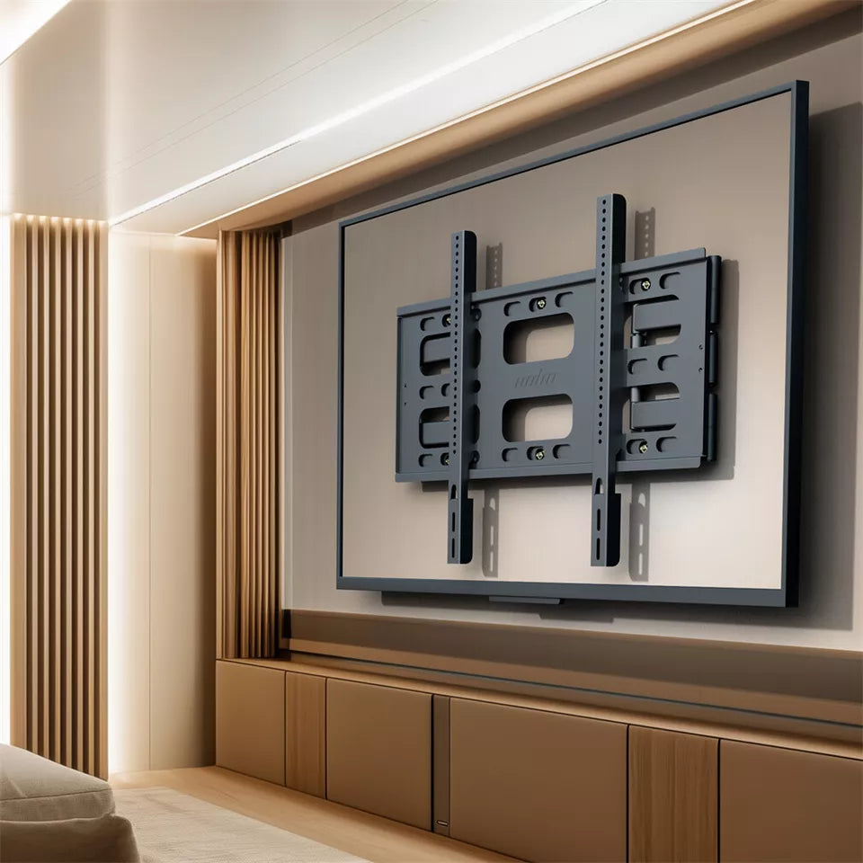 Black 40-85 Inch Heavy-Duty Swivel TV Wall Mount With Articulating Arm Support