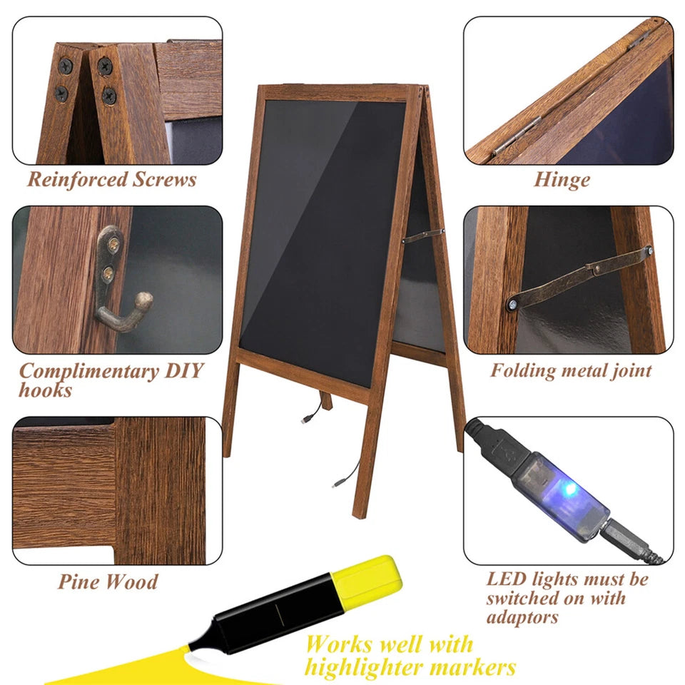 led-message-writing-board-flashing-illuminated-erasable-neon-sign-sandwich-board