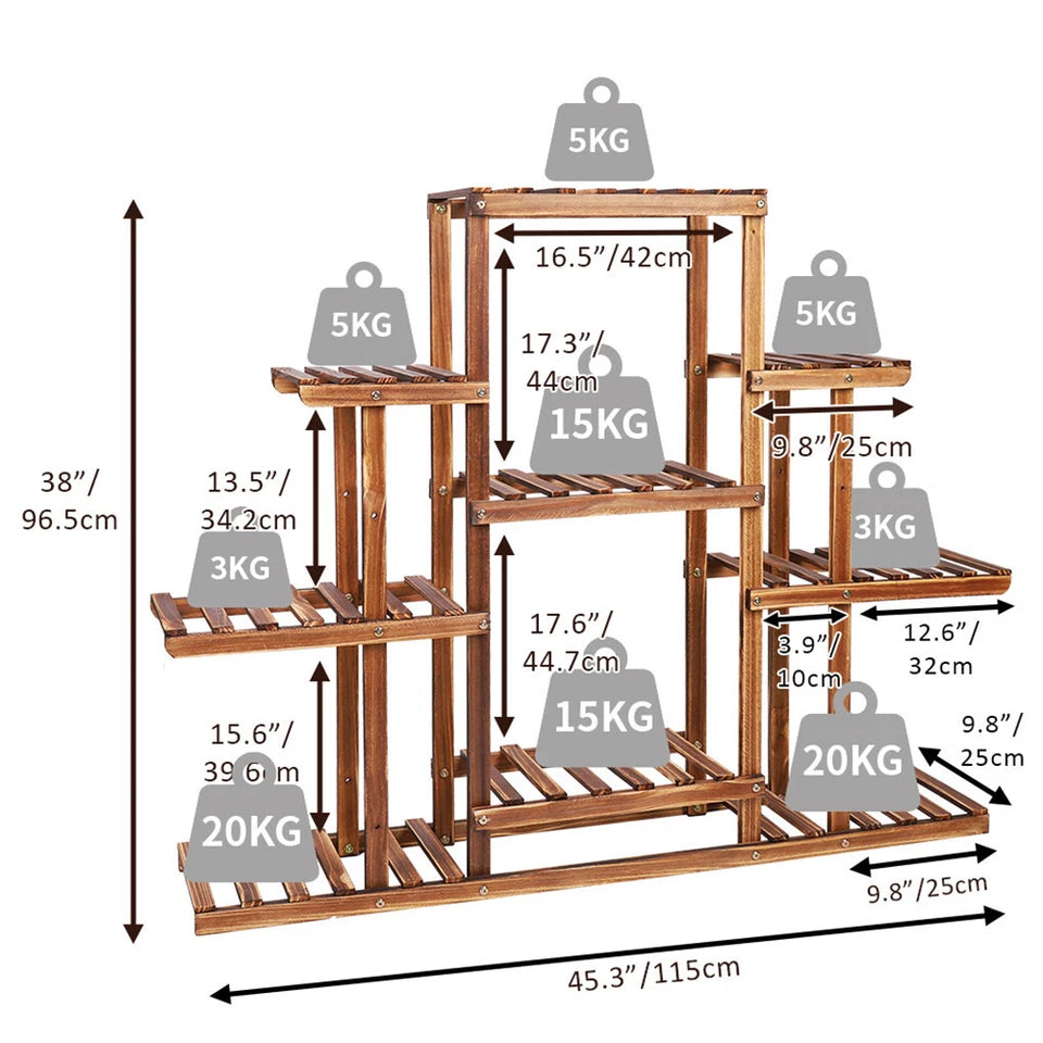 9-tier-flower-rack-wood-plant-stand-shelves-13-pots-bonsai-display-shelf-holder