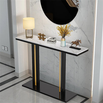 Stylish Marble Console Table for Hallway & Entry