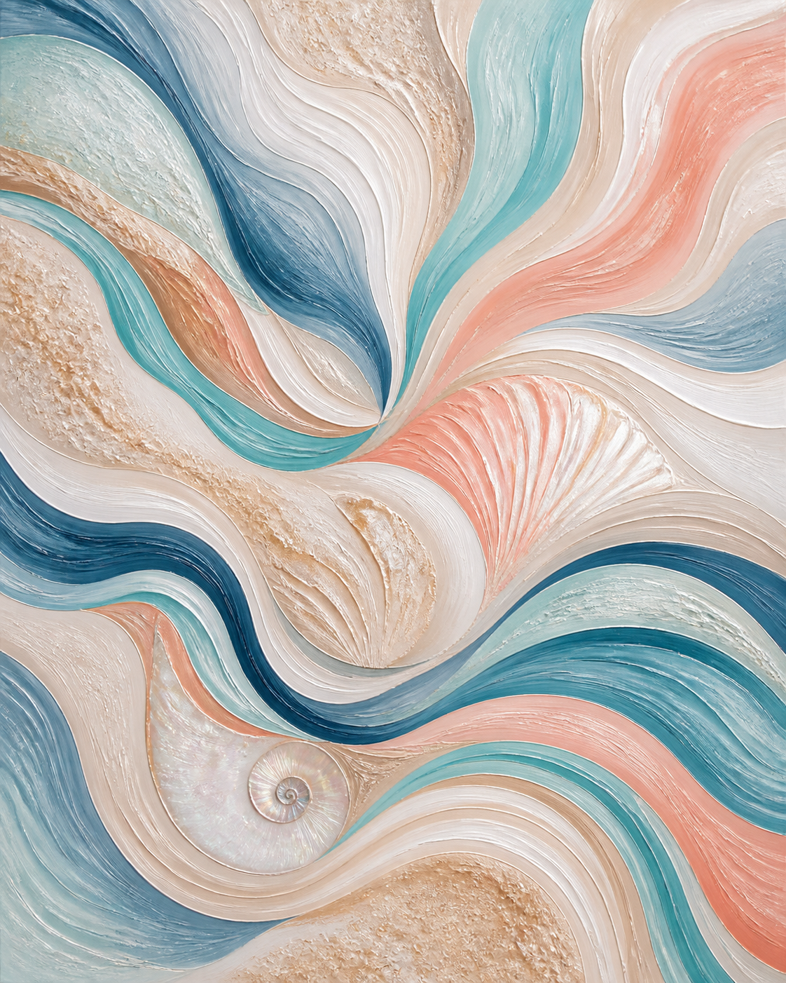 Tidal Ribbons coastal artwork detail
