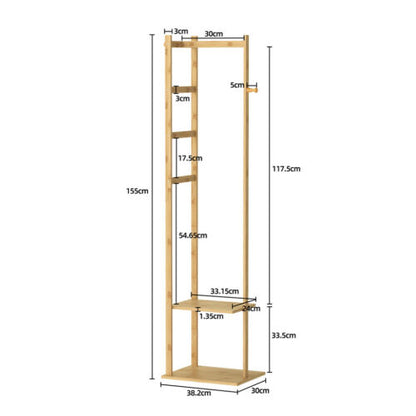 Freestanding Wooden Coat Stand