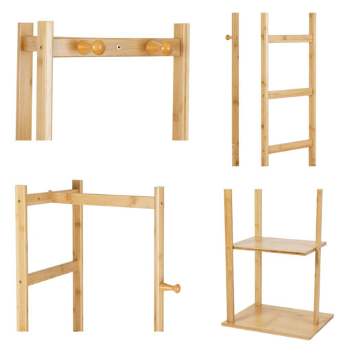 Space-Saving Wooden Coat Stand